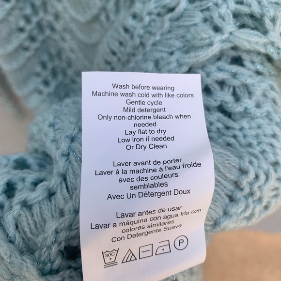 Jessica Simpson soft maternity crochet sweater M - Picture 8 of 8